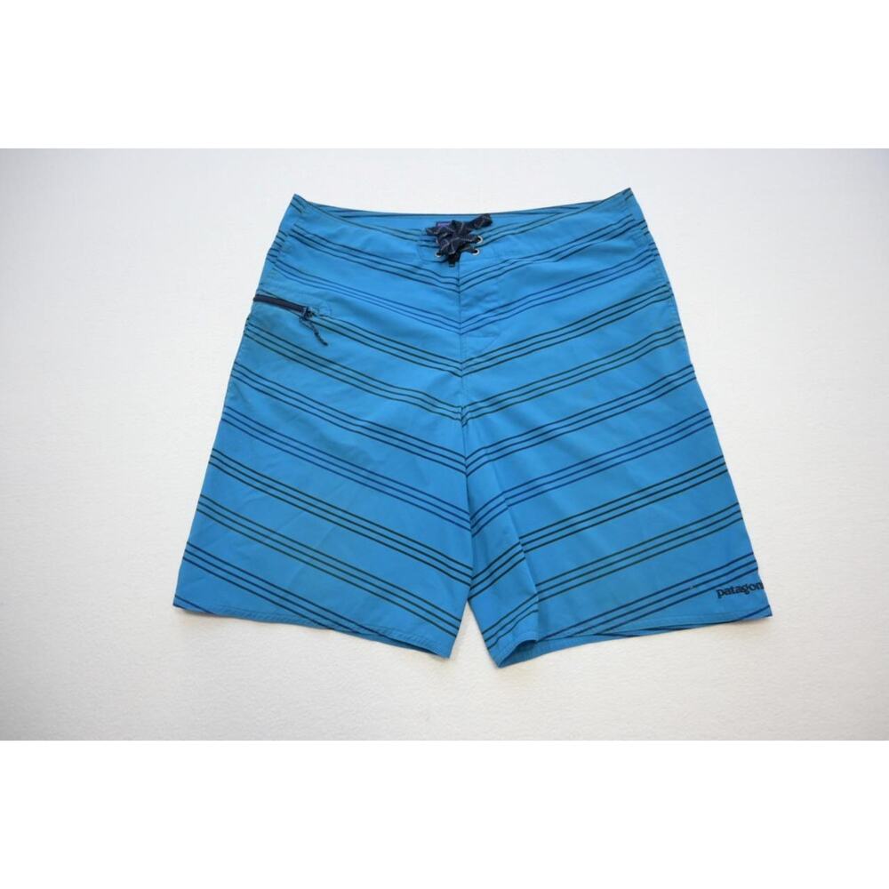 Patagonia Board Shorts‎ Striped Athletic Hiking Water Swim Outdoors Mens Size 32